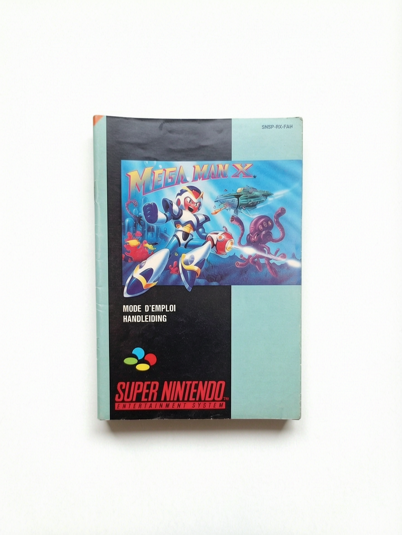 Notice Mega Man X Super Nintendo (SNES)