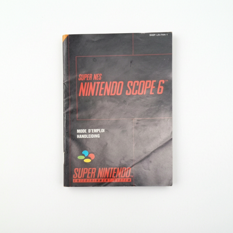 Notice Nintendo Scope 6 Super Nintendo (SNES)