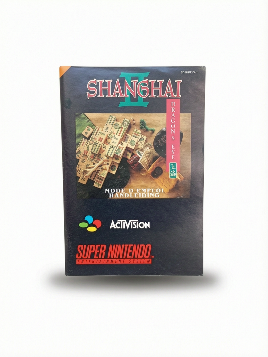 Notice Shanghai II  Super Nintendo (SNES)