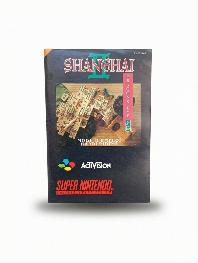 Notice Shanghai II  Super Nintendo (SNES)