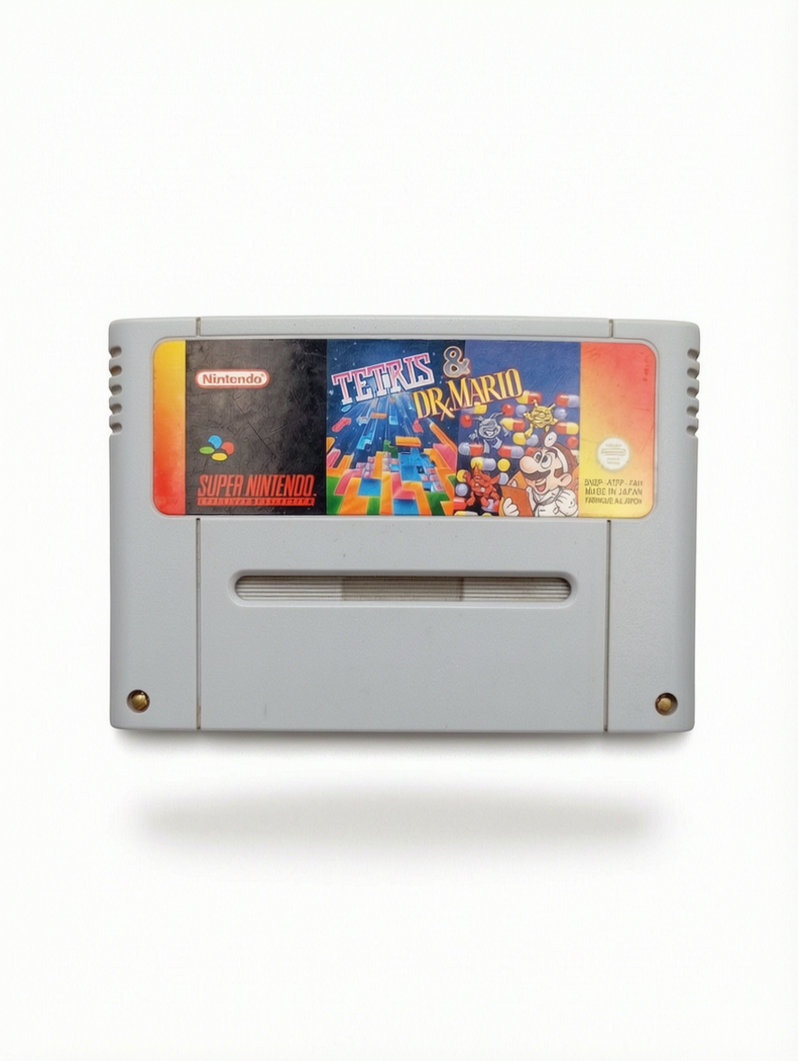 Tetris & Dr. Mario – Super Nintendo (SNES) PAL