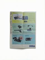 Dépliant publicitaire Sega – Master System / Master System II – Original d’époque