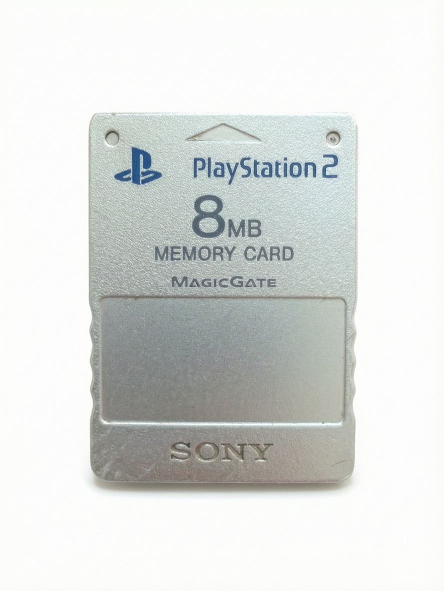 Carte mémoire Grise Playstation 2 (PS2)