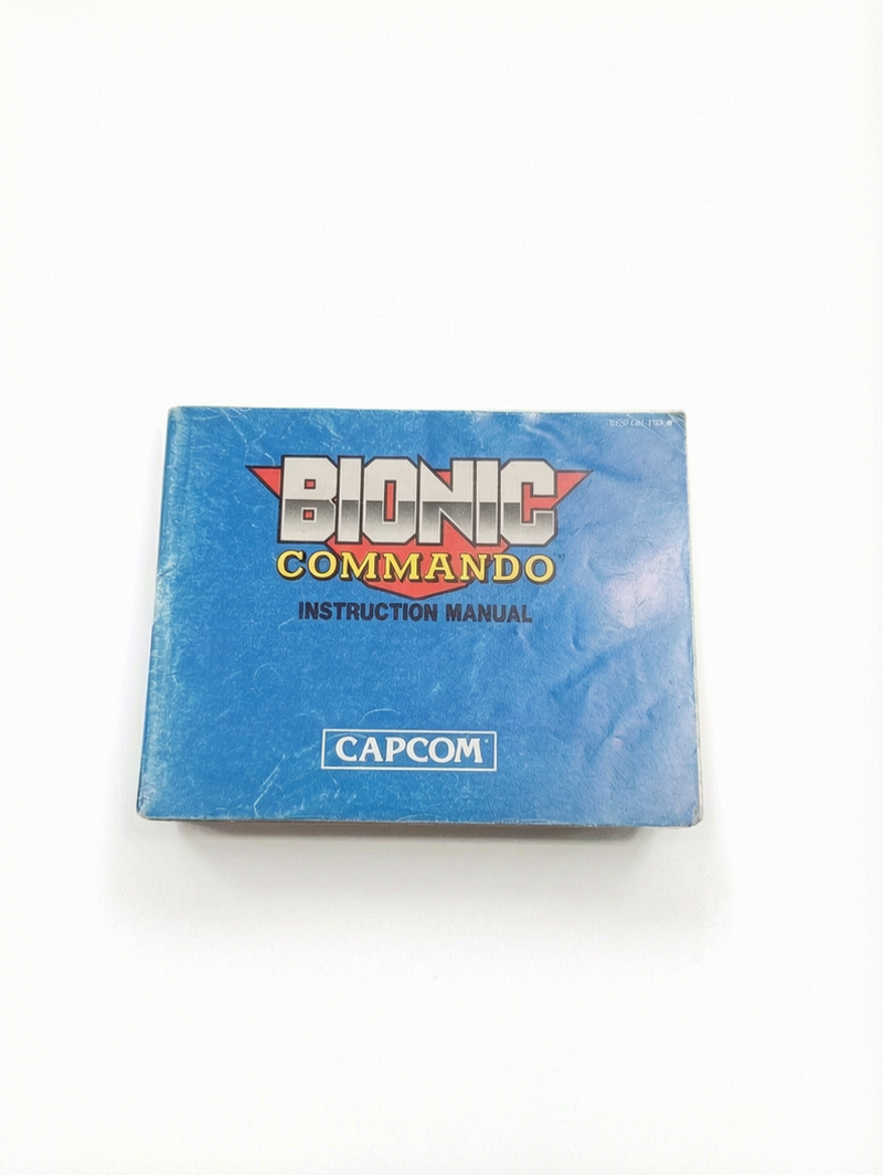Notice Bionic Commando Nintendo NES