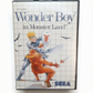 Wonder Boy in Monster Land – Sega Master System (sans notice)