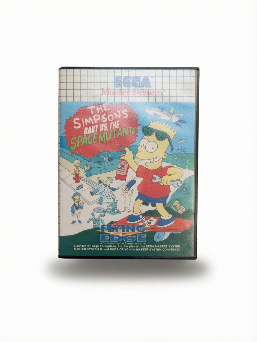 The Simpsons: Bart vs. the Space Mutants – Sega Master System (sans notice)