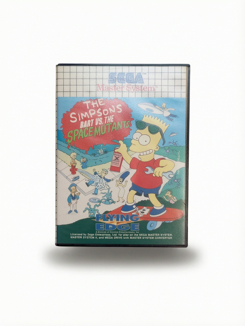 The Simpsons: Bart vs. the Space Mutants – Sega Master System (sans notice)