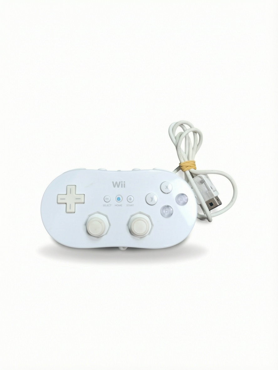 Manette Classic Controller – Nintendo Wii (compatible Wii U) (seule)