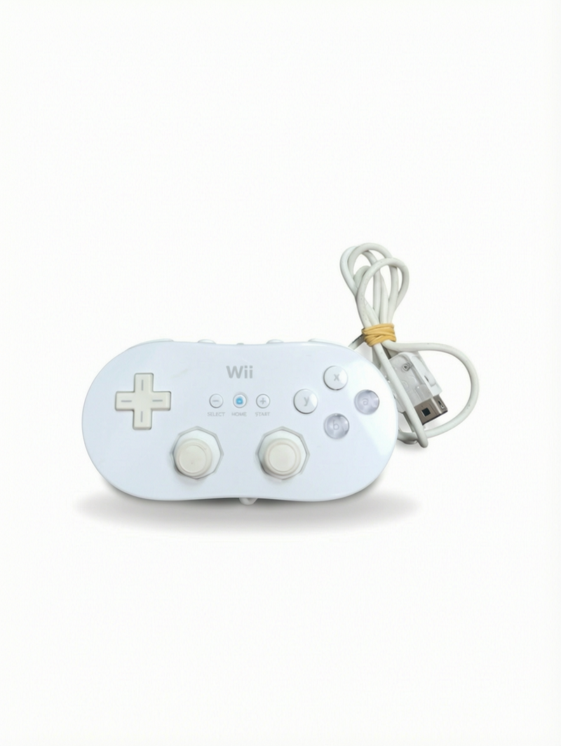 Manette Classic Controller – Nintendo Wii (compatible Wii U) (seule)