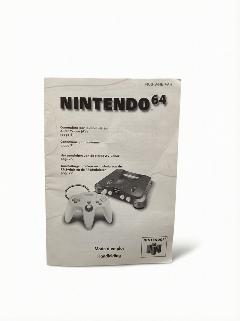 Notice seule Console Nintendo 64