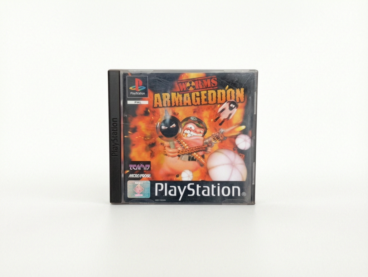 Worms Armageddon – PlayStation 1 (PS1) – complet