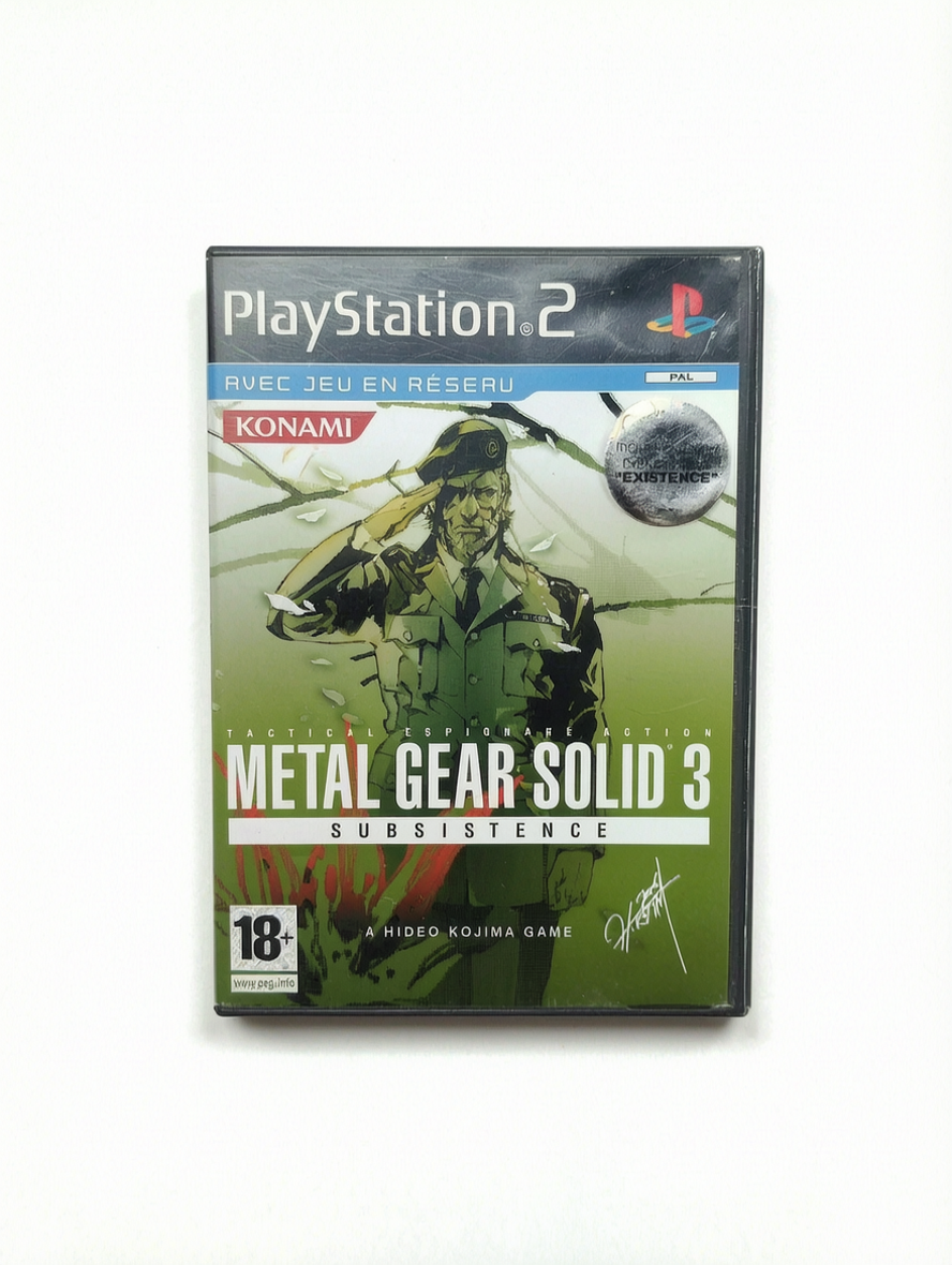 Metal Gear Solid 3: Subsistence – PlayStation 2 (PS2) Complet + Bonus Existence