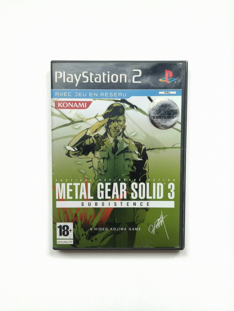 Metal Gear Solid 3: Subsistence – PlayStation 2 (PS2) Complet + Bonus Existence