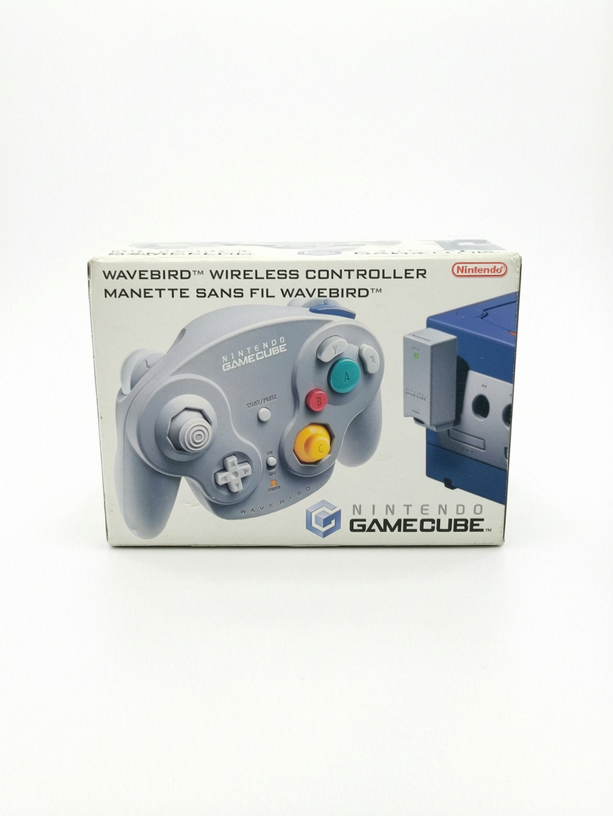 Manette Nintendo GameCube WaveBird – Officielle, complète en bon état