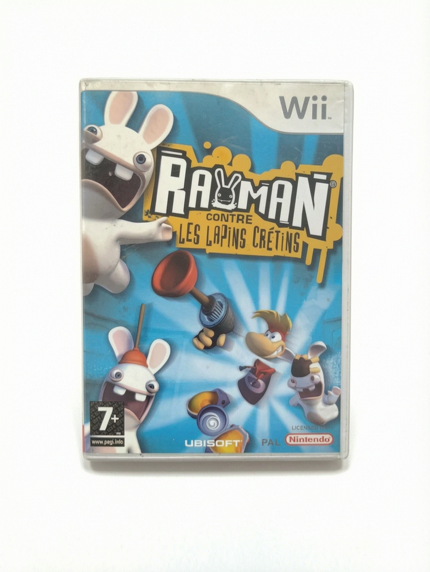 Rayman contre les Lapins Crétins – Nintendo Wii (complet en boîte avec notice)