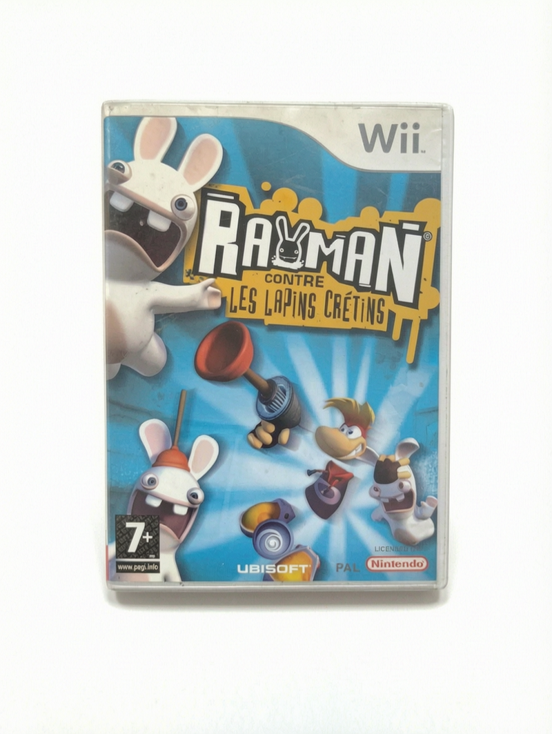 Rayman contre les Lapins Crétins – Nintendo Wii (complet en boîte avec notice)