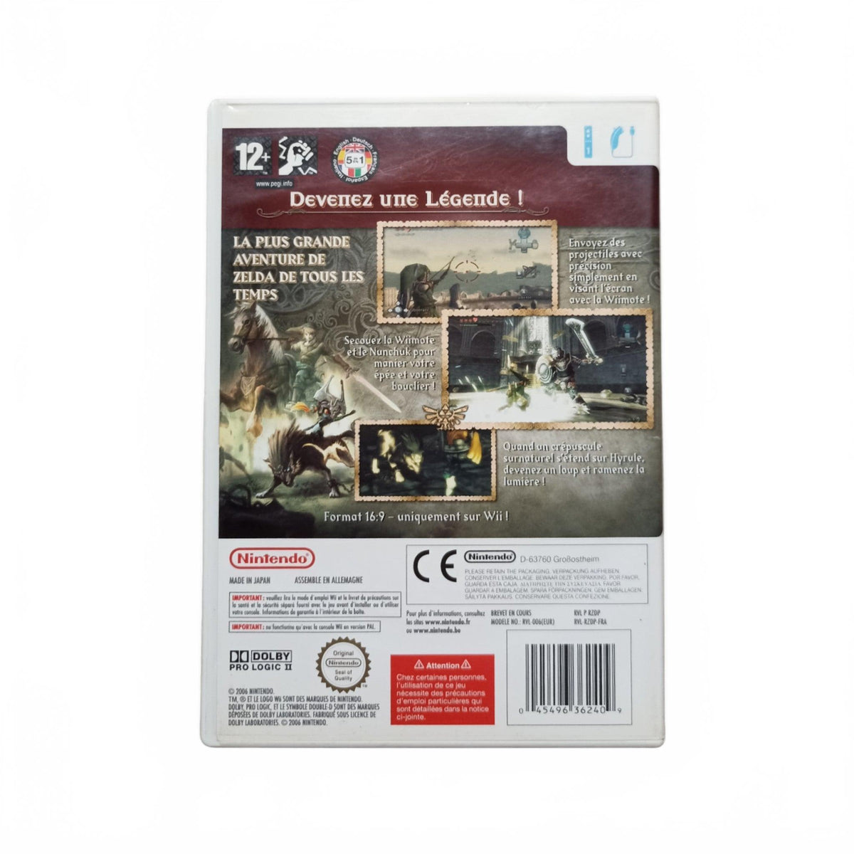 The Legend of Zelda: Twilight Princess – Nintendo Wii (Complet)