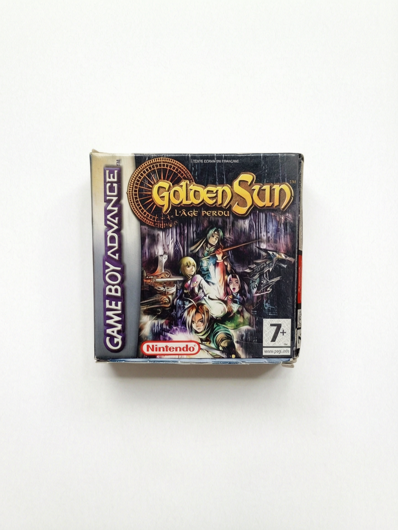 Golden Sun : L'âge perdu – Nintendo Game Boy Advance (Sans notice, boîte abîmée)