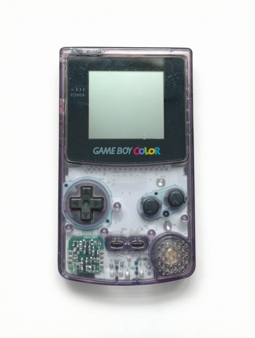 Game Boy Color transparente violette – console loose