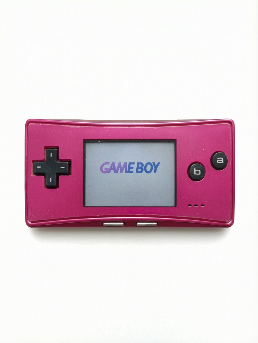 Game Boy Micro rose – console loose (sans boîte ni notice)
