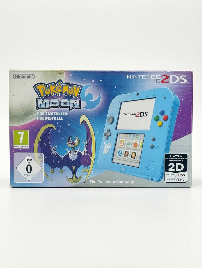 Nintendo 2DS Édition Pokémon Moon – en boîte complète avec notice