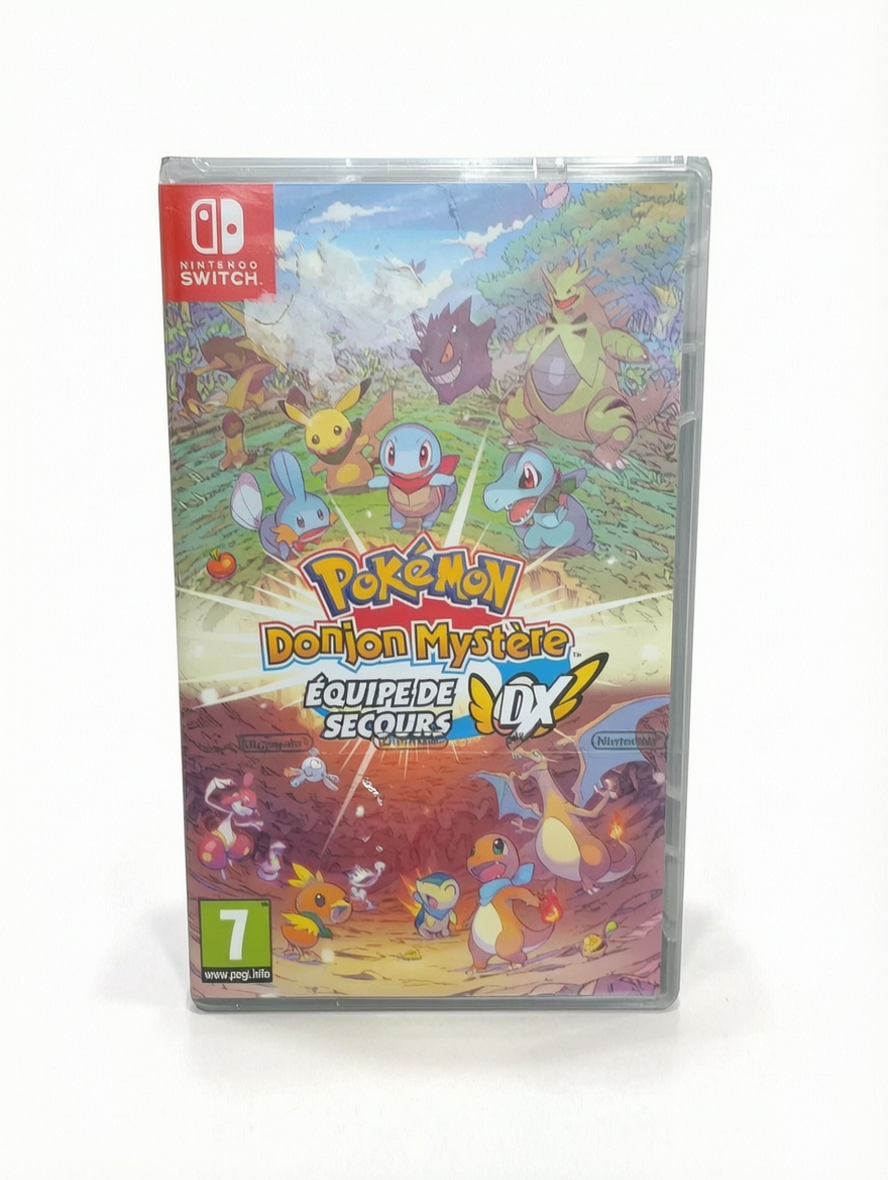 Pokémon Donjon Mystère : Équipe de Secours DX – Nintendo Switch (neuf sous blister)