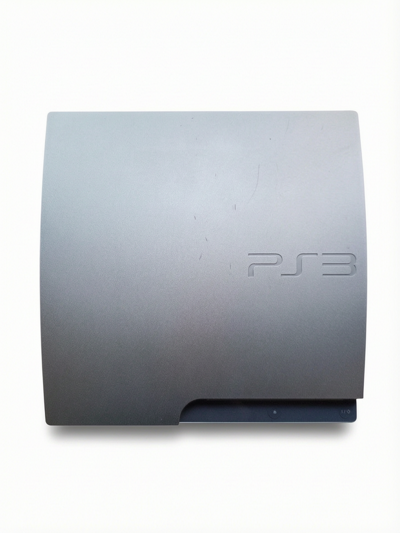 Sony PlayStation 3 Slim – Console grise/argent (loose, avec câbles)