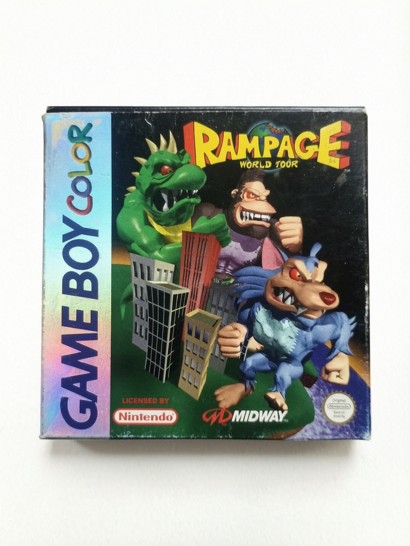 Rampage World Tour Game Boy Color – Complet en boîte avec notice