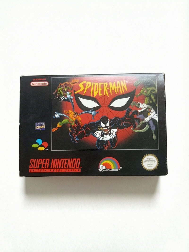 Spider-Man SNES – Complet en boîte avec notice