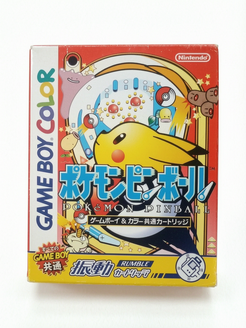 Pokémon Pinball (Game Boy Color – JAP) – Complet en boîte avec notice