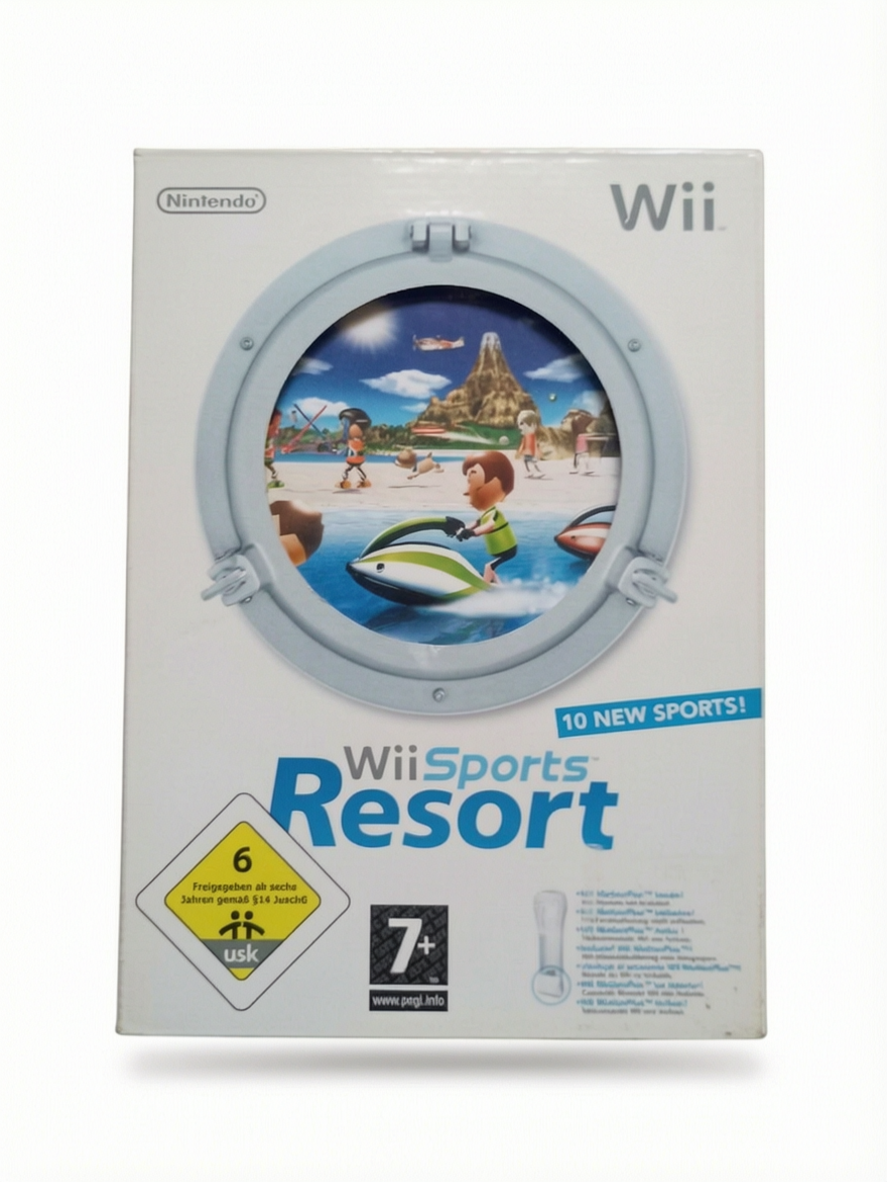 Wii Sports Resort (Wii) – Complet en boîte avec notice (sans manette)