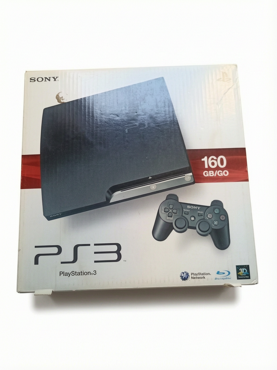 Boîte + Notice – PlayStation 3 Slim 160 Go (sans console ni accessoires)