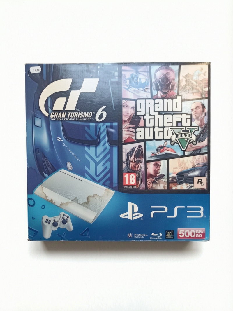 PlayStation 3 Super Slim 500 Go – Pack Gran Turismo 6 + GTA V