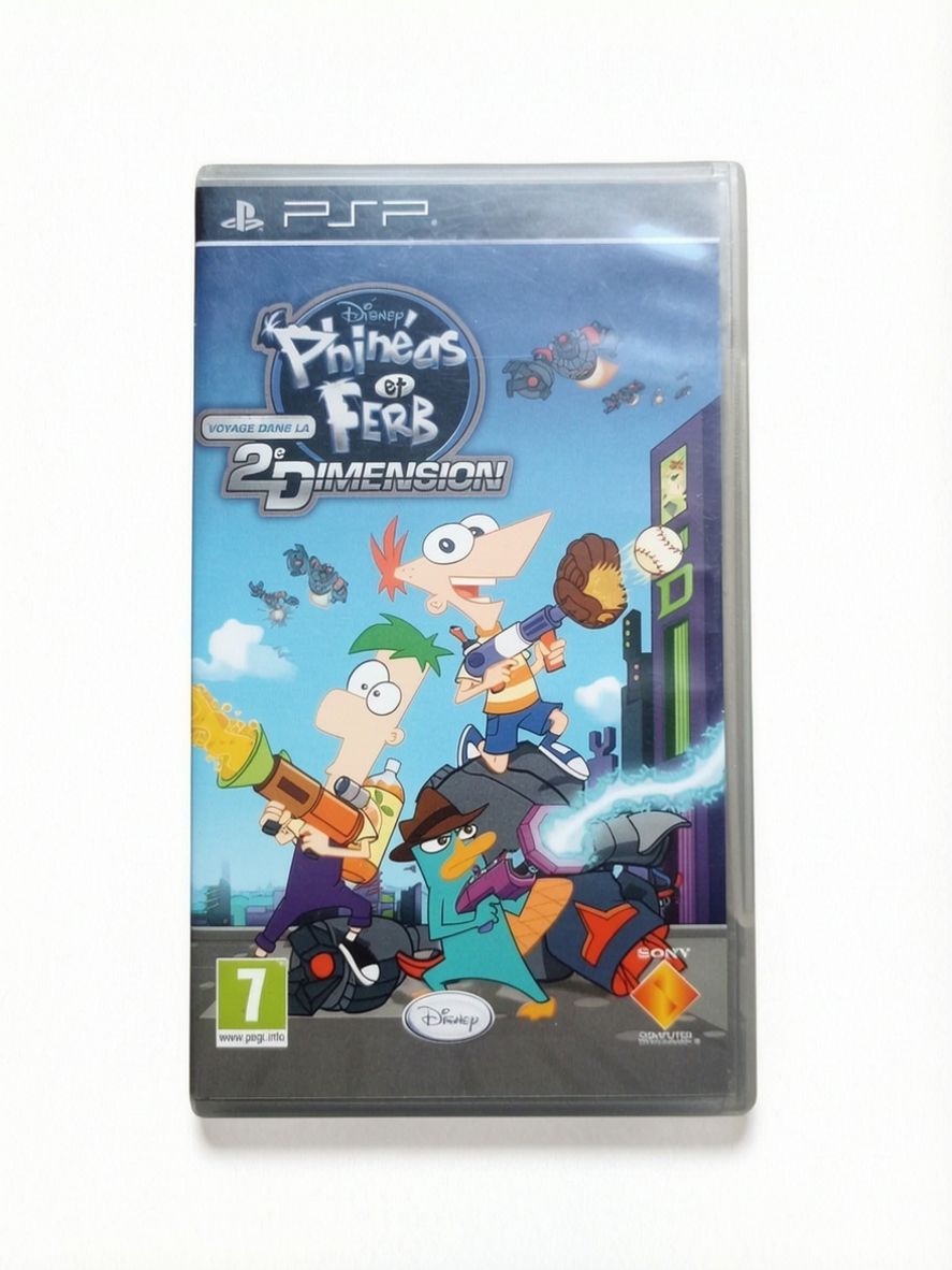 Phineas et Ferb : Voyage dans la 2e Dimension – PSP (sans notice)