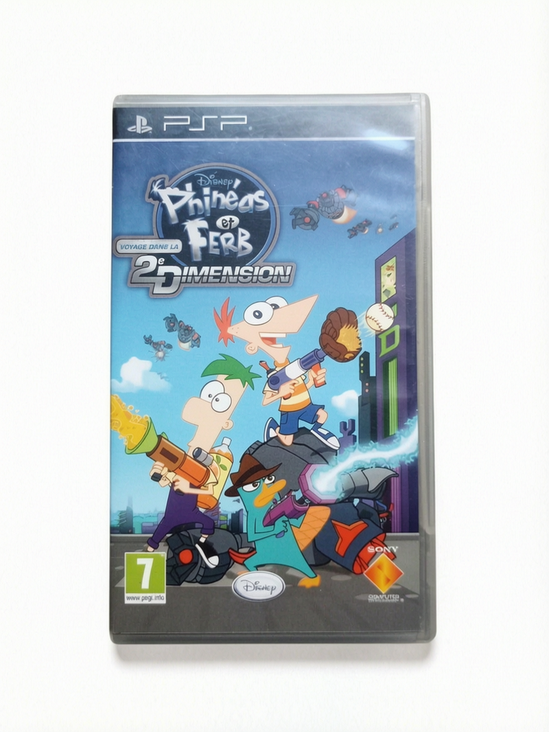 Phineas et Ferb : Voyage dans la 2e Dimension – PSP (sans notice)