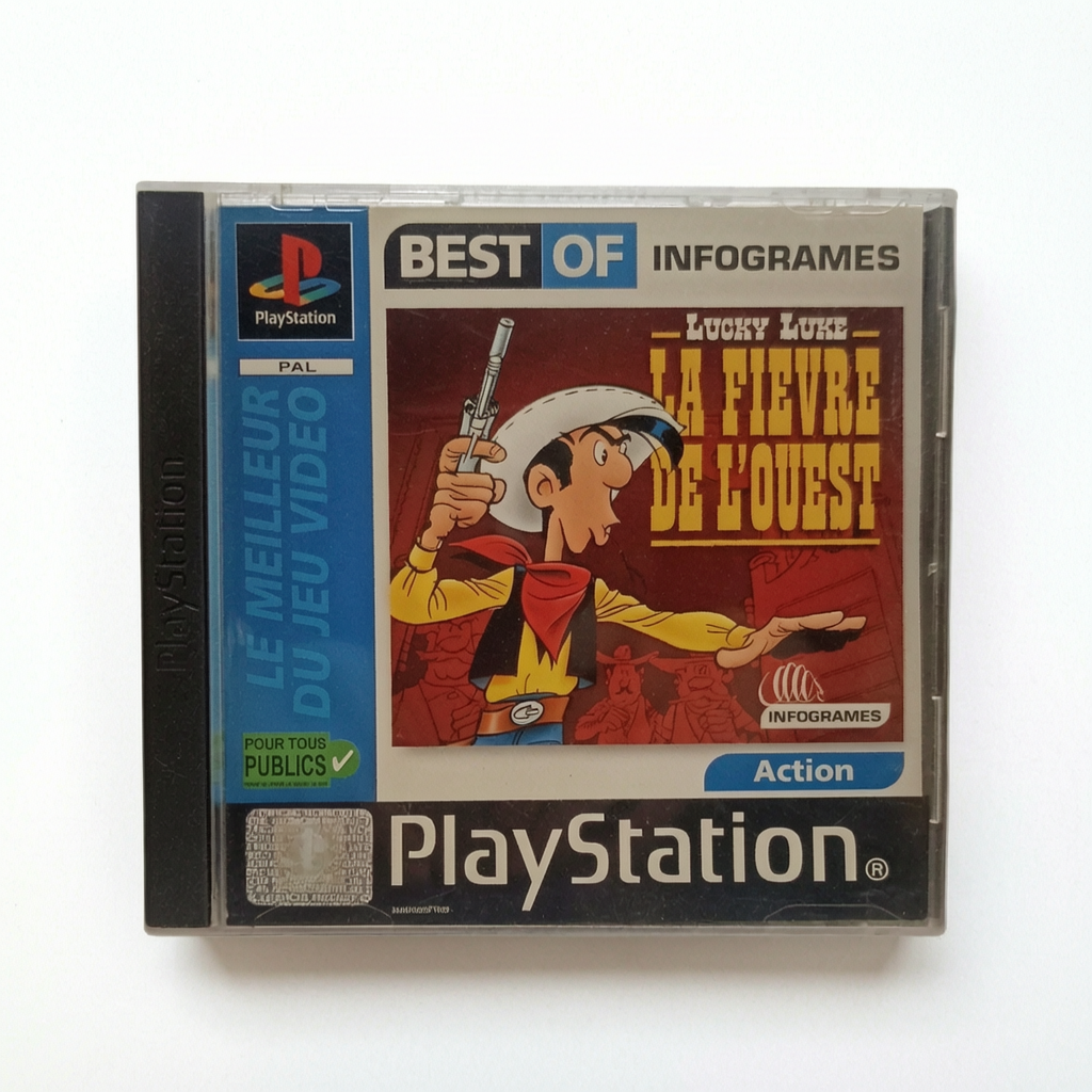 Lucky Luke : La Fièvre de l’Ouest – PlayStation 1 – Complet (Best Of Infogrames)