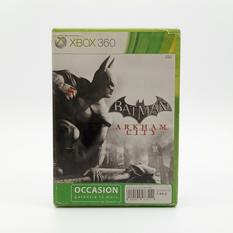 Batman Arkham City – Xbox 360 – Sans notice (boîte + disque)
