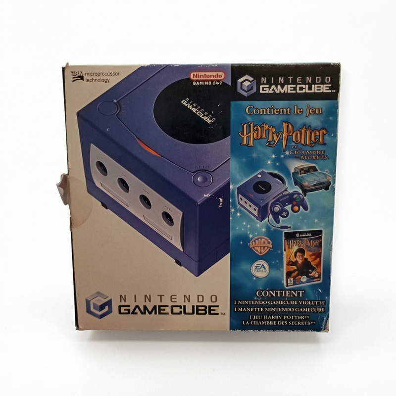 Pack Nintendo GameCube – Édition Harry Potter et la Chambre des Secrets (complet, sans cale)