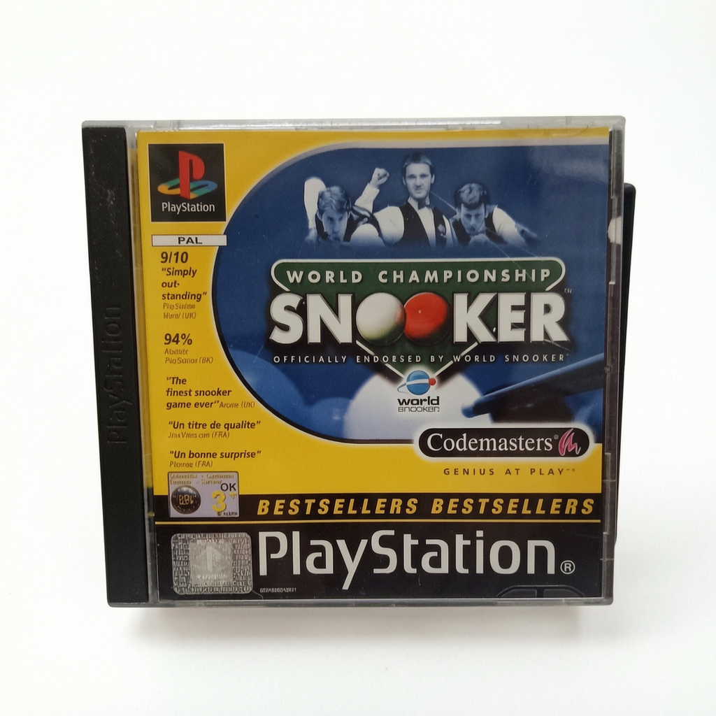World Championship Snooker – PlayStation 1 (Complet)