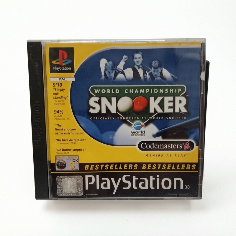 World Championship Snooker – PlayStation 1 (Complet)