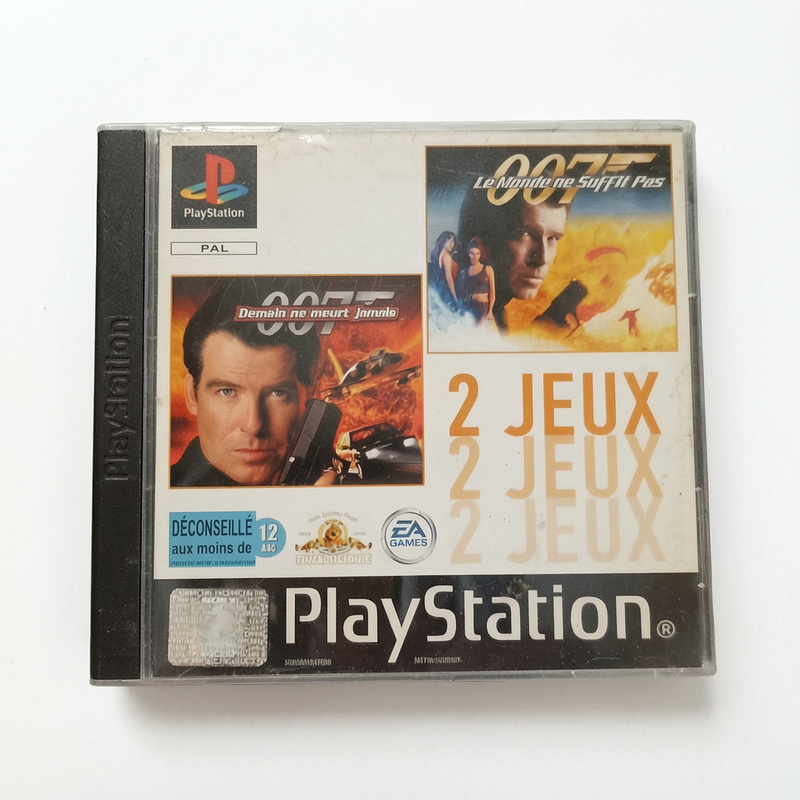 Compilation James Bond 007 – Demain ne meurt jamais & Le Monde ne suffit pas (2 Jeux) – PlayStation 1