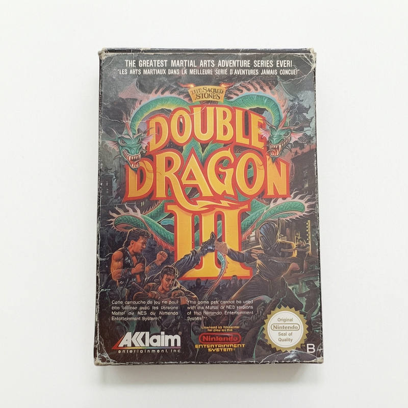 Double Dragon III: The Sacred Stones – Nintendo NES (sans notice)