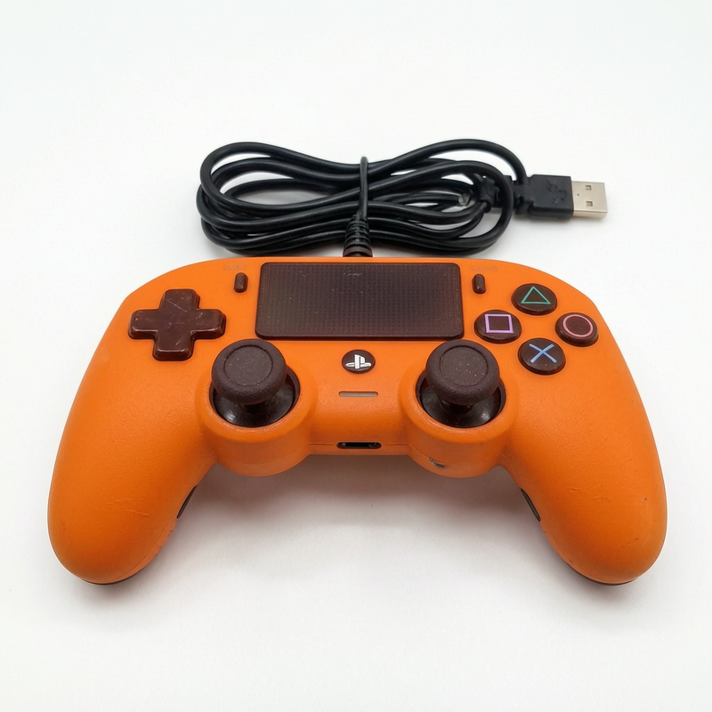 Manette Filaire Nacon Compact Controller – Orange (PS4 – Officielle & Testée)