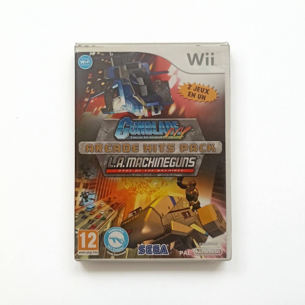 Gunblade NY & L.A. Machineguns Arcade Hits Pack (WII) complet