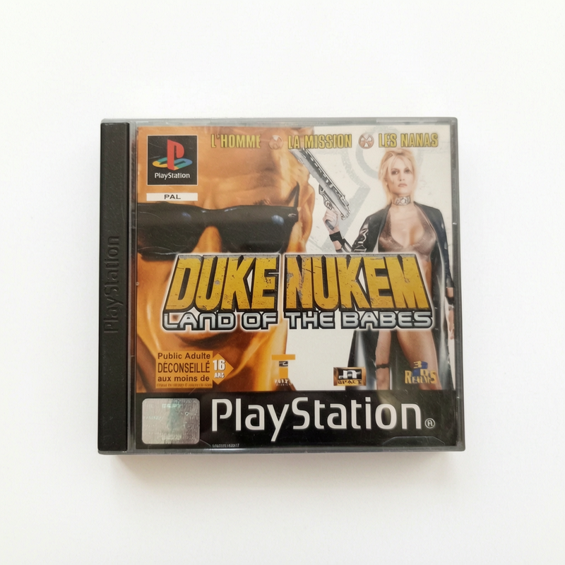 DUKE NUKEM LAND OF THE BABES playstation 1 (PS1)