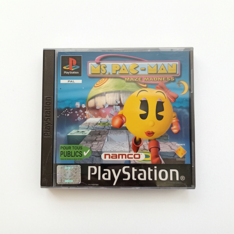 MS PACMAN MAZE MADNESS playstation 1 (PS1)