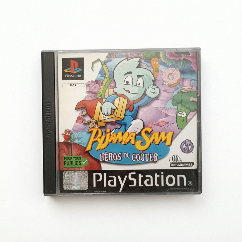 PYJAMA SAM HEROS DU GOÛTER playstation 1 (PS1)