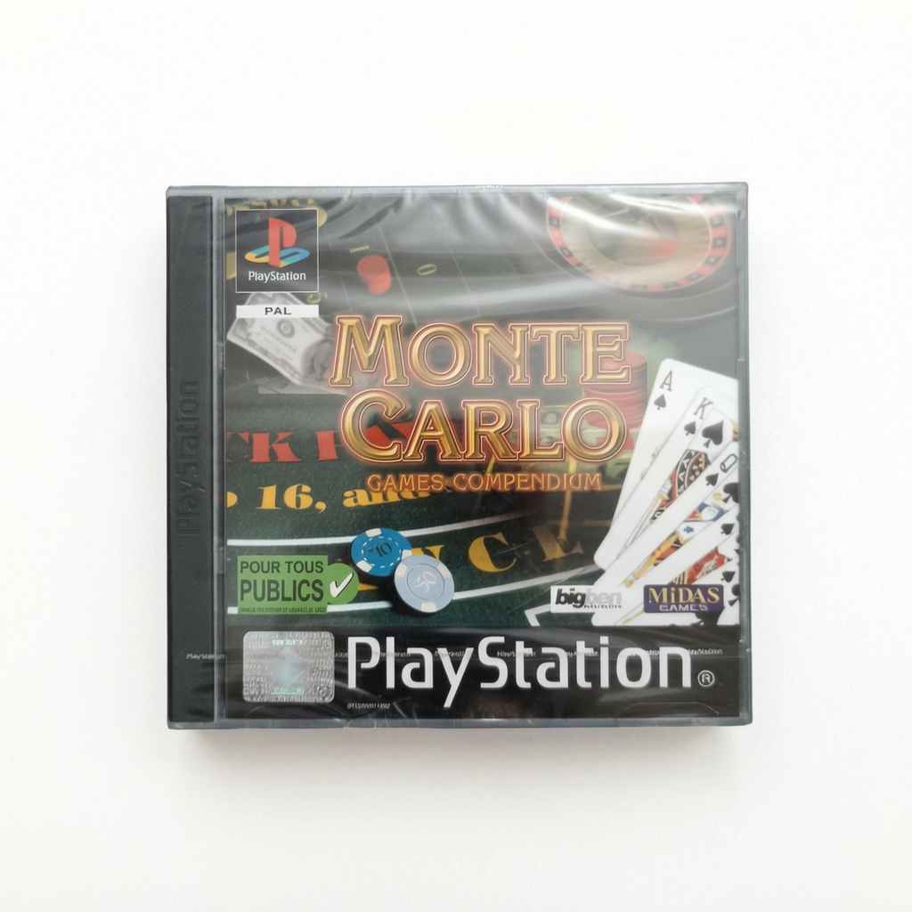 MONTECARLO GAMES COMPENDIUM playstation 1 (PS1) neuf sous blister