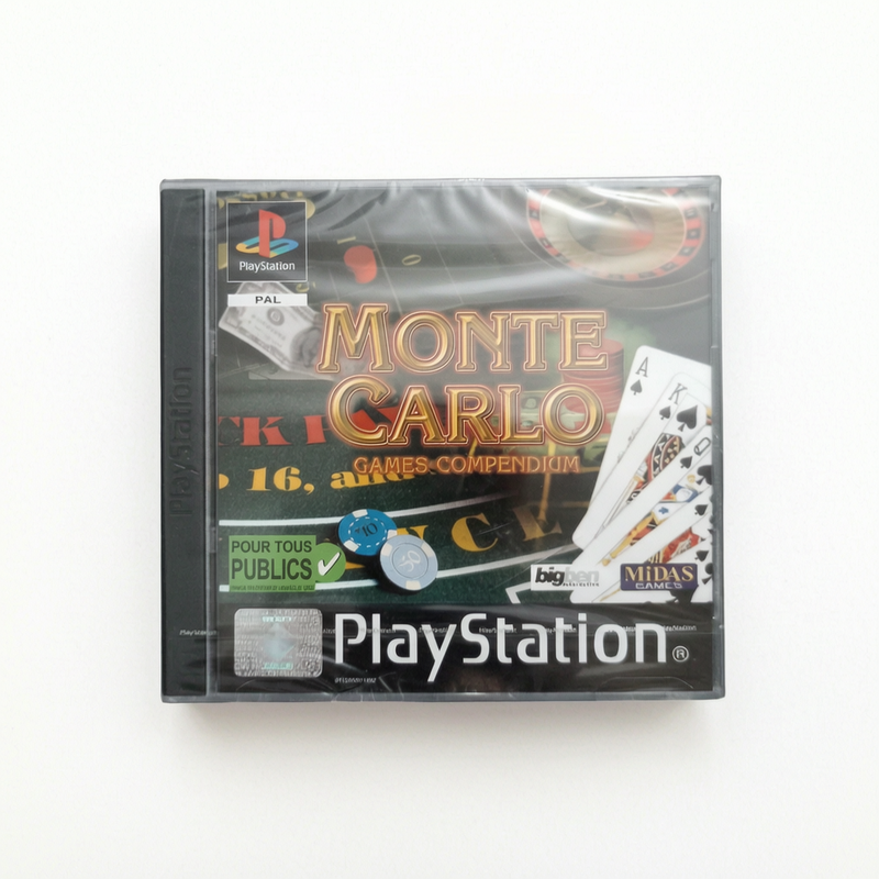 MONTECARLO GAMES COMPENDIUM playstation 1 (PS1) neuf sous blister