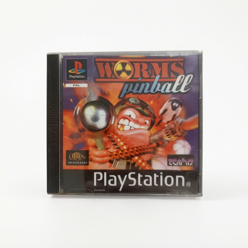 WORMS PINBALL playstation 1 (PS1)